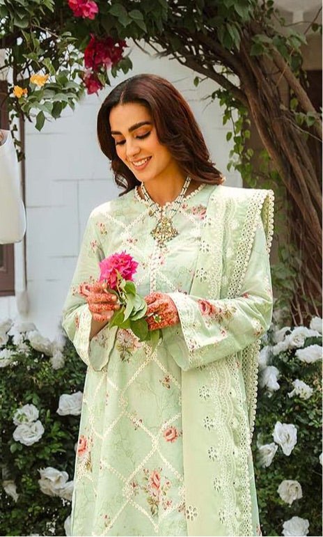 Cross Stitch Lawn Sylvion Serenity CRO58-Designer dhaage