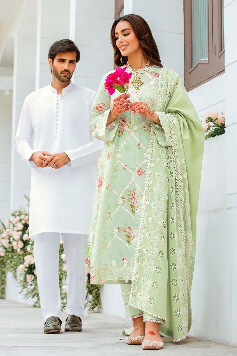 Cross Stitch Lawn Sylvion Serenity CRO58-Designer dhaage