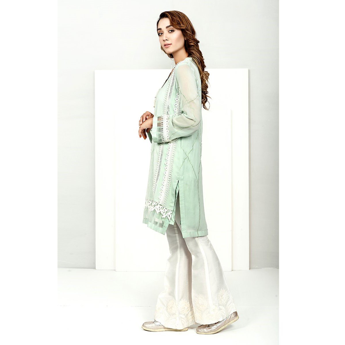 Cross Stitch Shirt Minty Loop