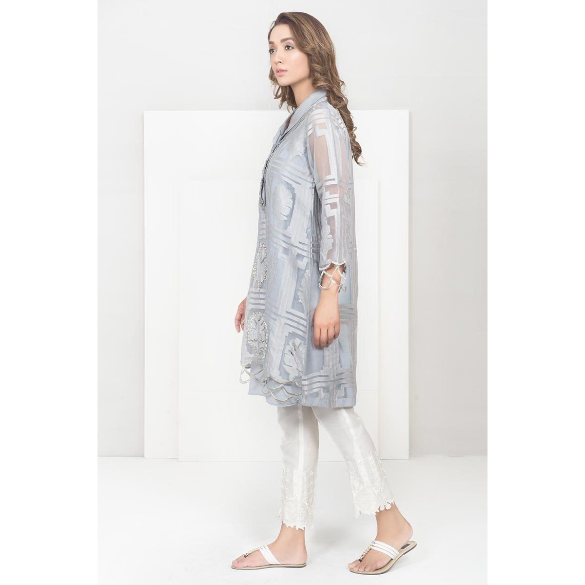 Cross Stitch Shirt Silver Crush