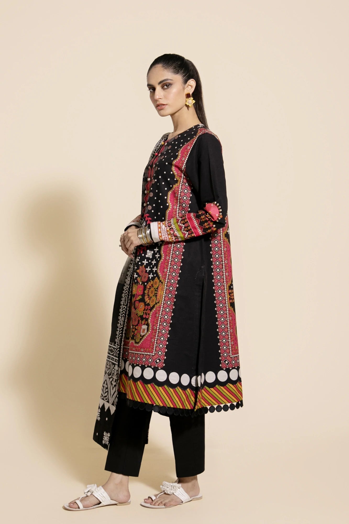 Ethnic Khaddar Tapestry 3 Piece Suit ETH29