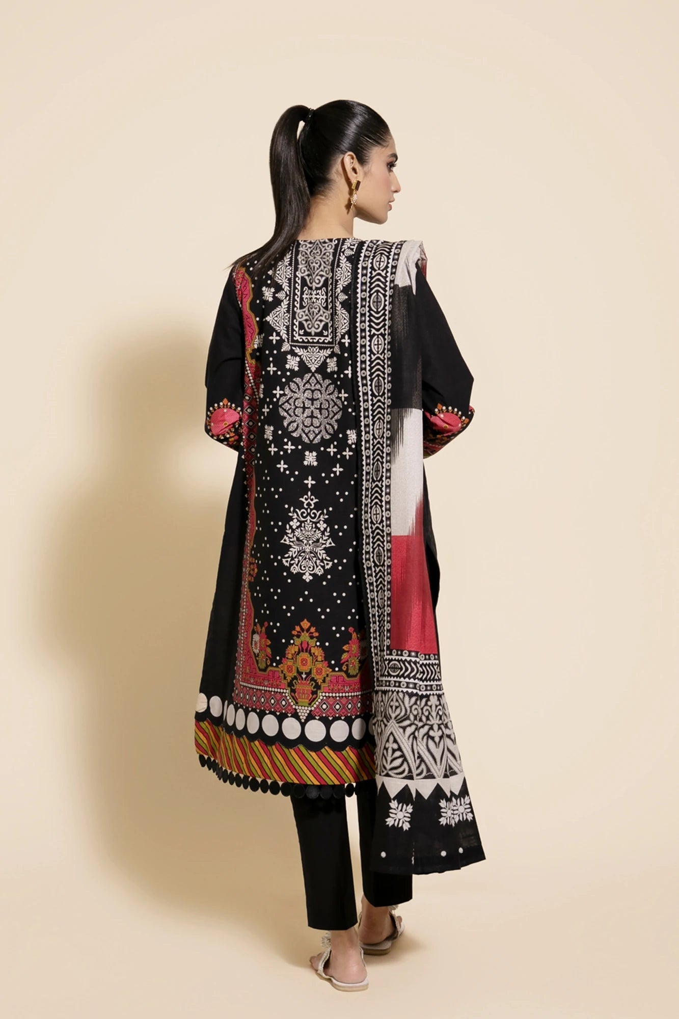 Ethnic Khaddar Tapestry 3 Piece Suit ETH29