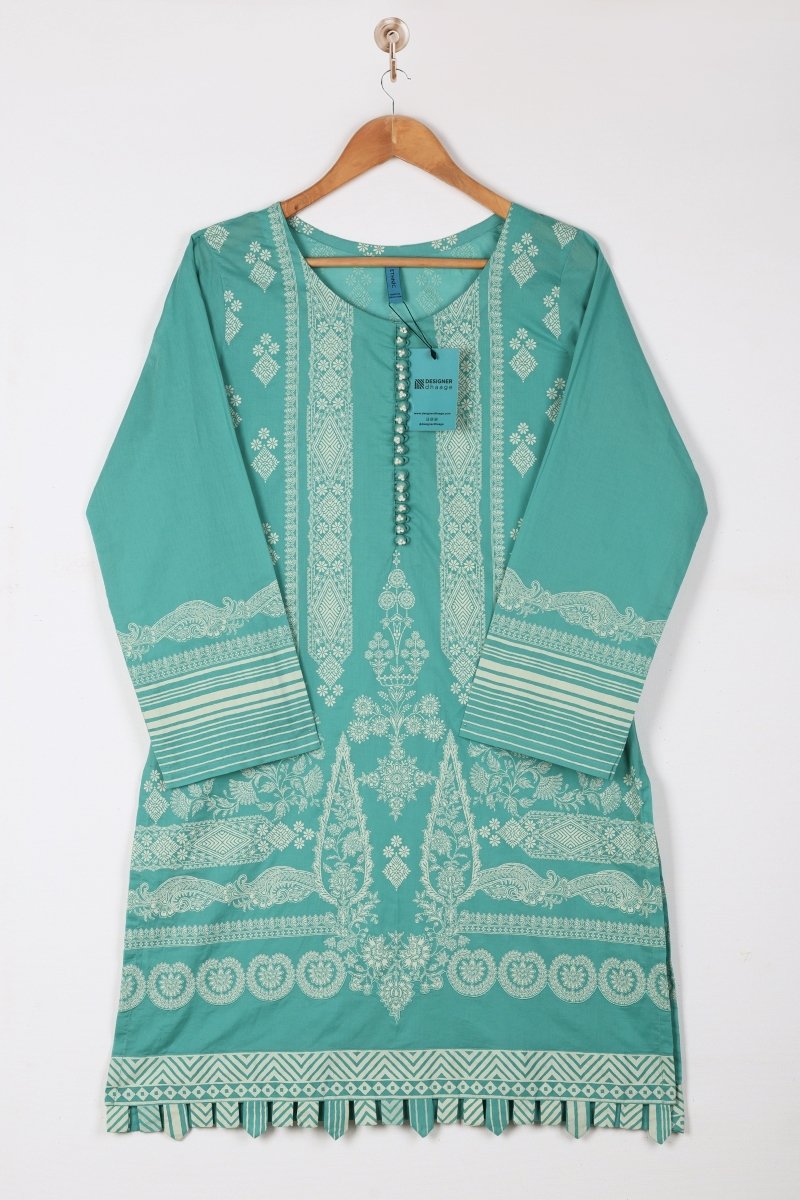 Ethnic Lawn Paradise Shine Aqua