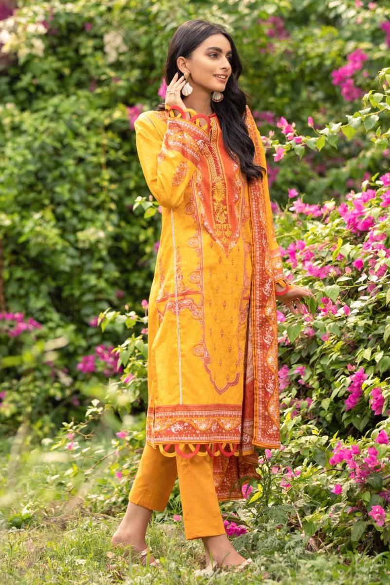 Gul Ahmed Cambric 3 PC Suit GLA31-Designer dhaage