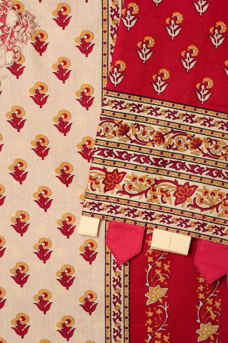 Gul Ahmed Cambric 3 PC Suit GLA32