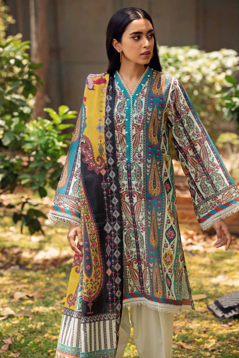 Gul Ahmed Lawn 3 PC Suit GLA34