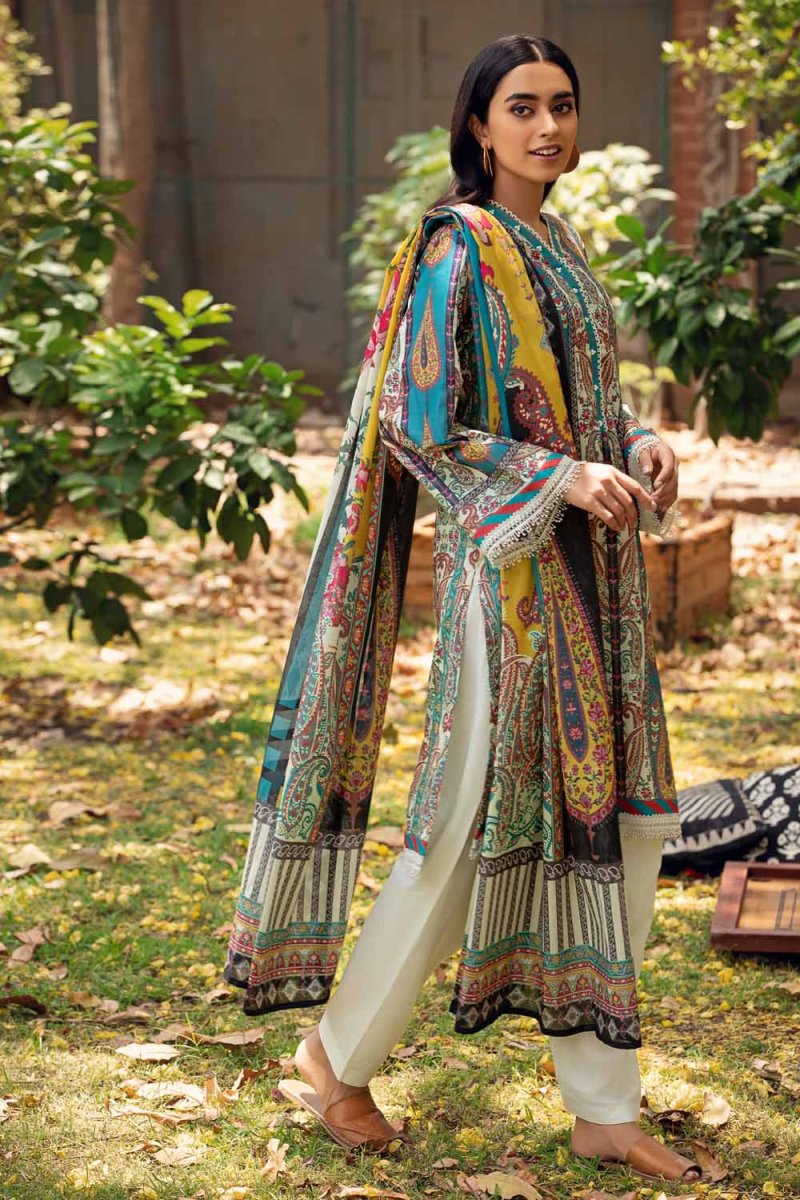 Gul Ahmed Lawn 3 PC Suit GLA34