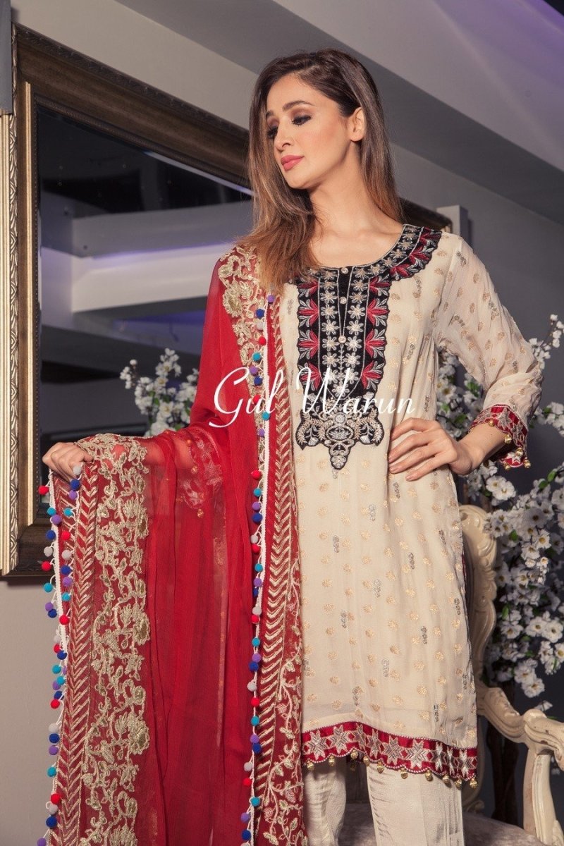 Gul Warun Ansah Luxury Pret-Designer dhaage