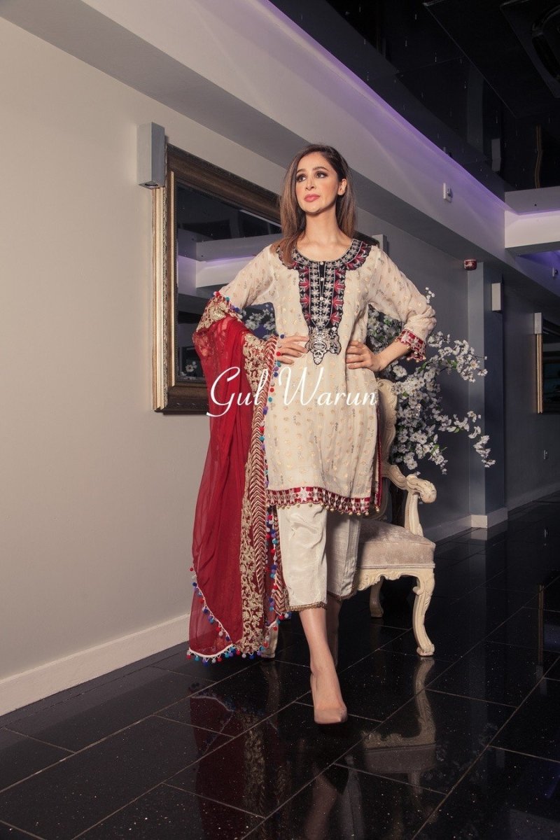 Gul Warun Ansah Luxury Pret-Designer dhaage