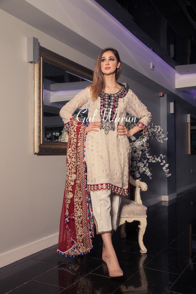 Gul Warun Ansah Luxury Pret-Designer dhaage