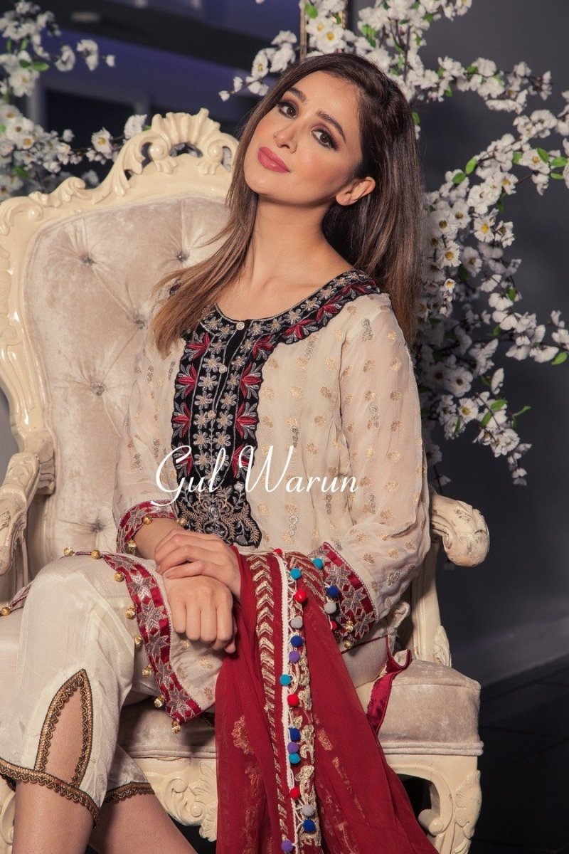 Gul Warun Ansah Luxury Pret-Designer dhaage