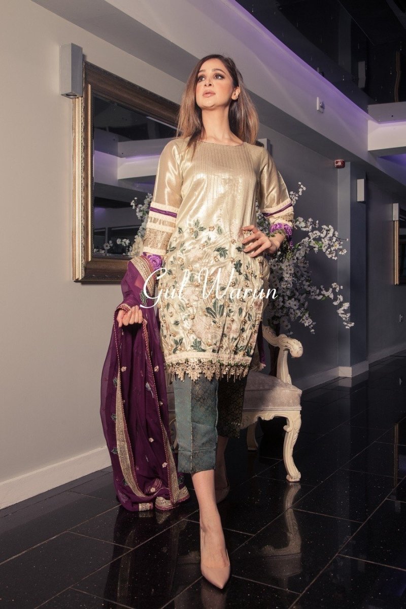 Gul Warun Aura Luxury Pret-Designer dhaage