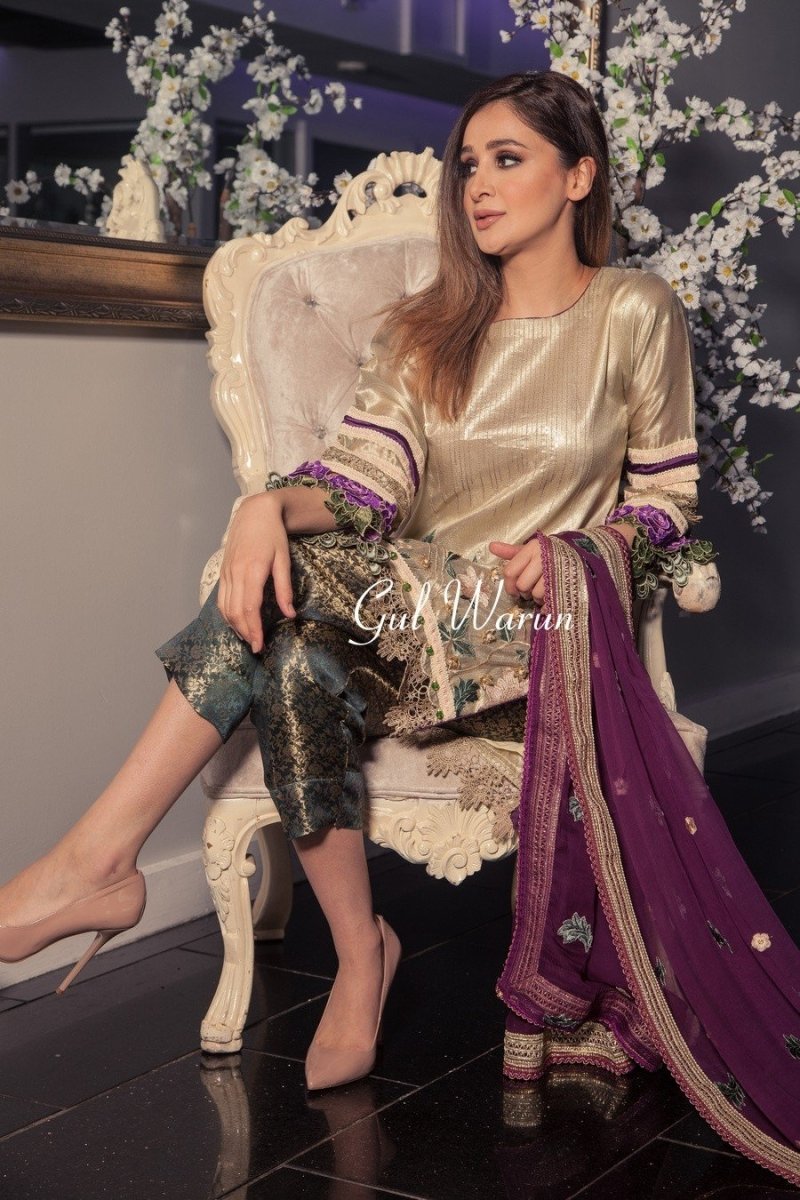 Gul Warun Aura Luxury Pret-Designer dhaage