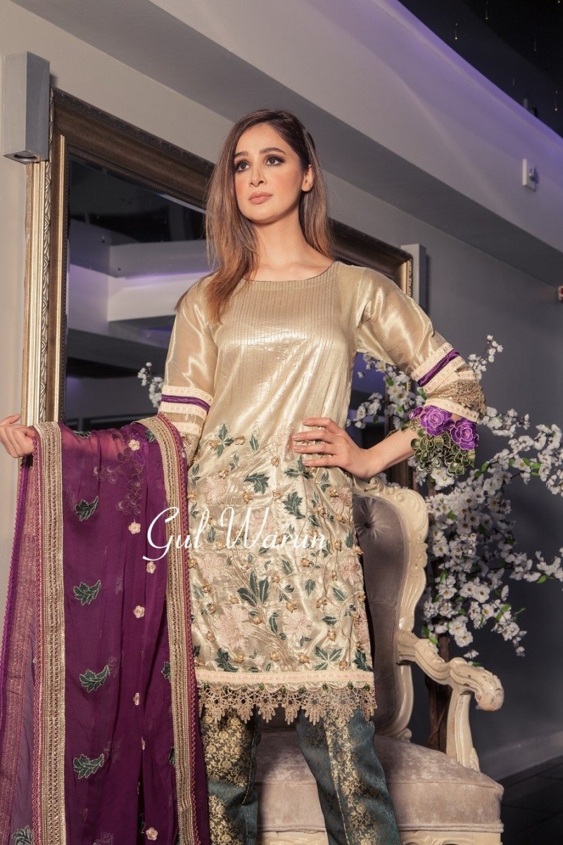Gul Warun Aura Luxury Pret-Designer dhaage