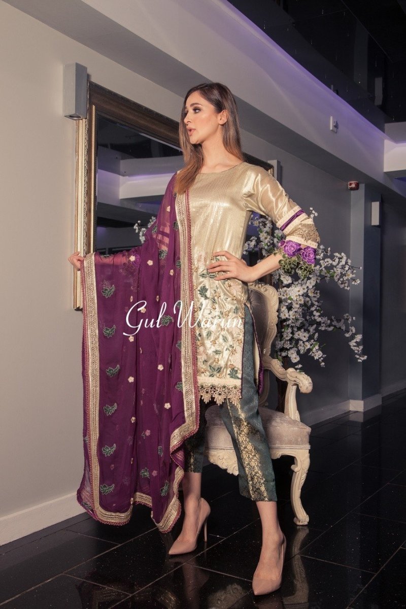 Gul Warun Aura Luxury Pret-Designer dhaage