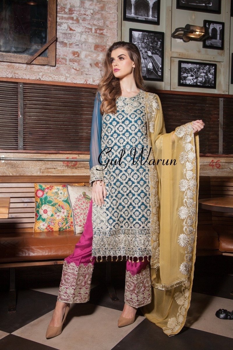 Gul Warun Kyra Luxury Pret-Designer dhaage