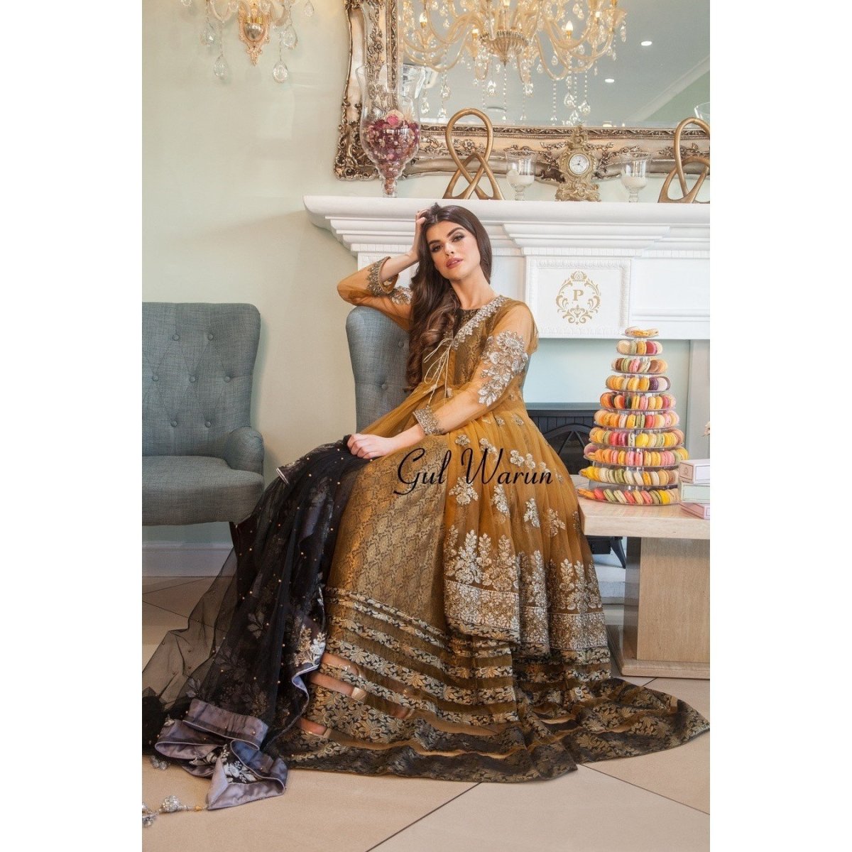 Gul Warun Noor Jahan Luxury Pret-Designer dhaage