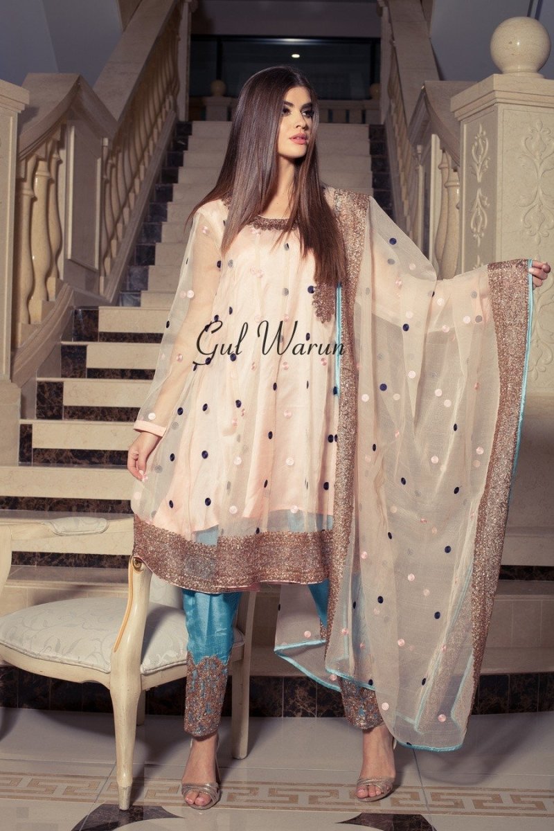 Gul Warun Pastel Lux Luxury Pret-Designer dhaage