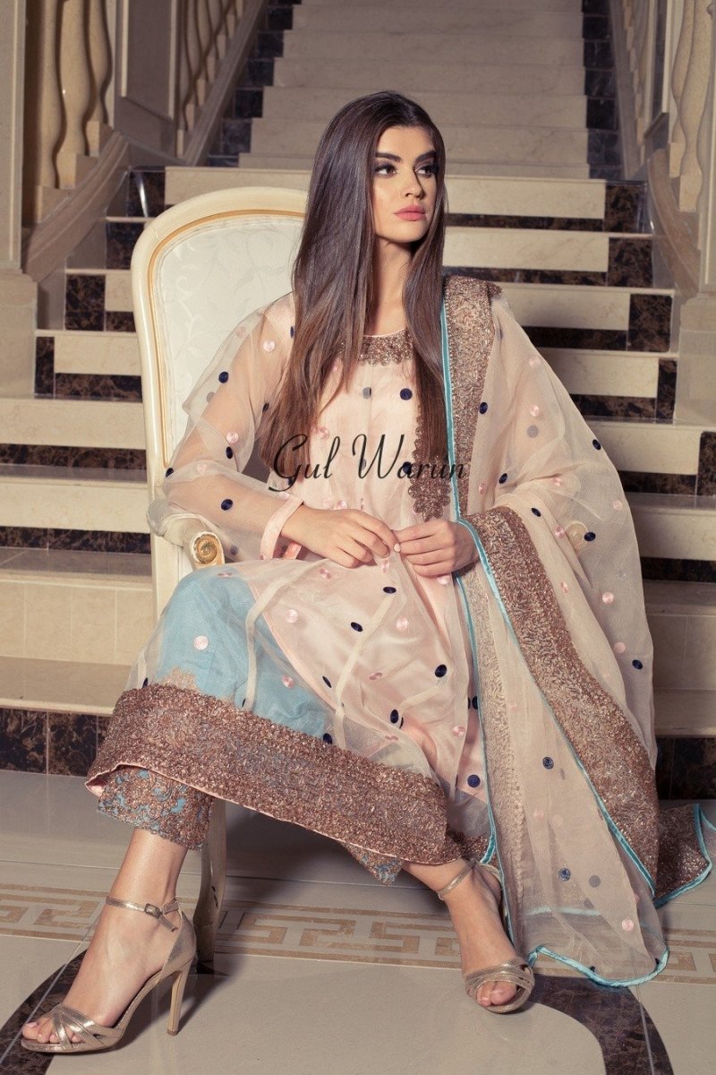 Gul Warun Pastel Lux Luxury Pret-Designer dhaage