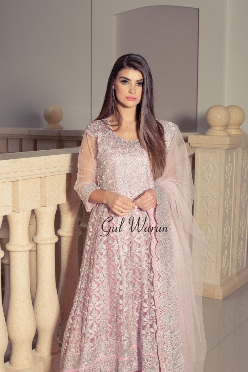 Gul Warun Pretty Pink Luxury Pret-Designer dhaage