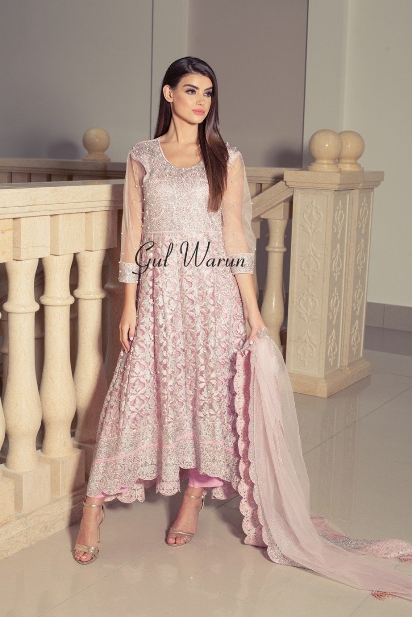 Gul Warun Pretty Pink Luxury Pret-Designer dhaage