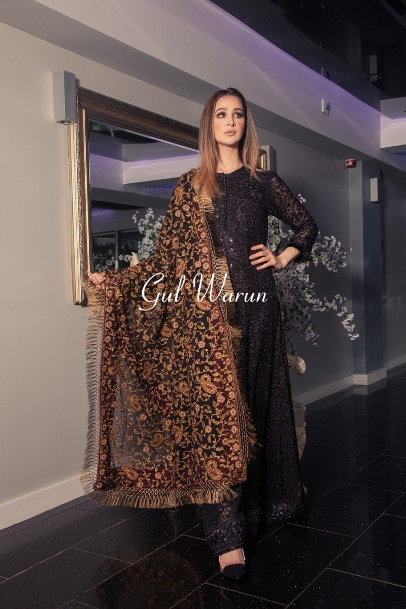 Gul Warun Vogue Luxury Pret-Designer dhaage