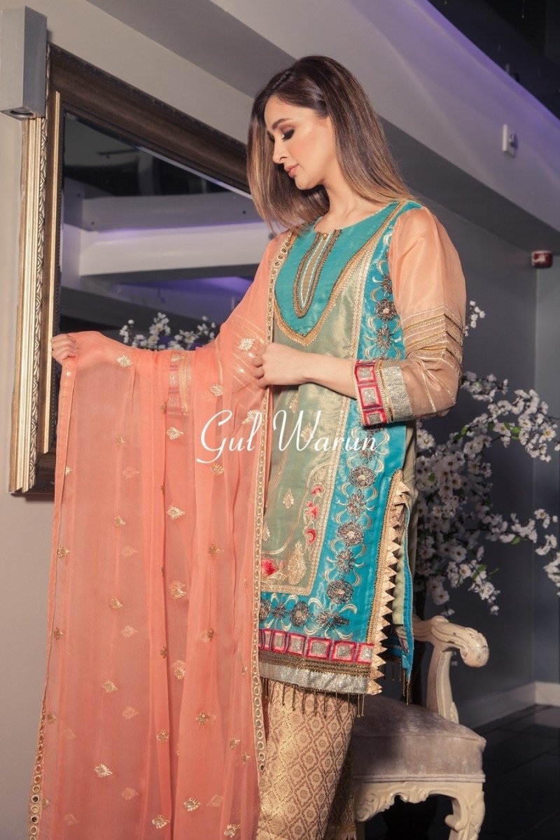 Gul Warun Zarif Luxury Pret-Designer dhaage