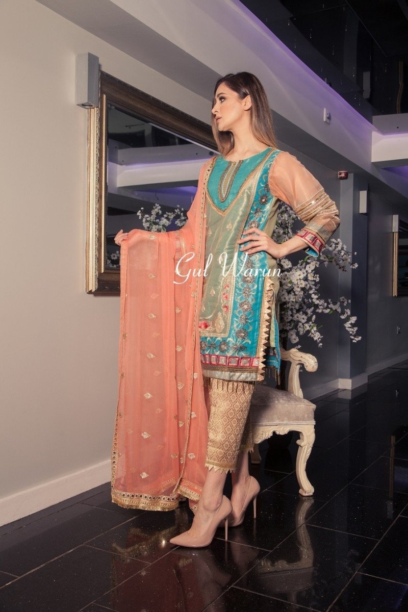 Gul Warun Zarif Luxury Pret-Designer dhaage