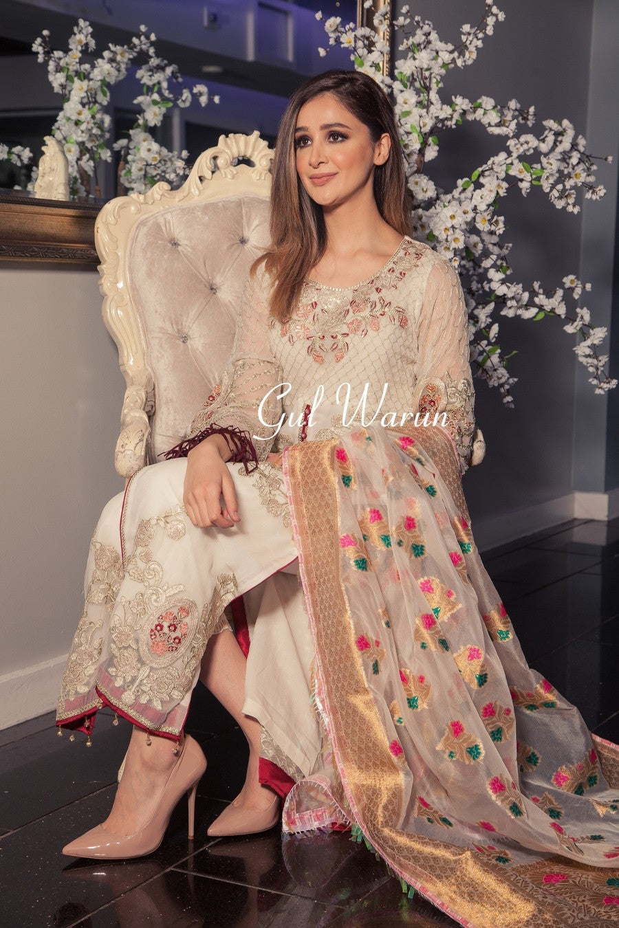 Gul Warun Rayie Luxury Pret-Designer dhaage