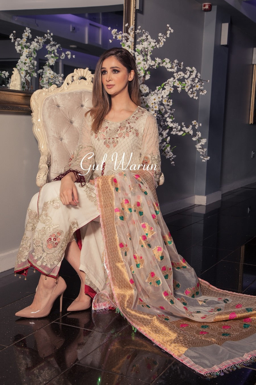 Gul Warun Rayie Luxury Pret-Designer dhaage