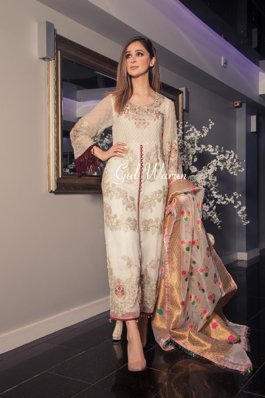 Gul Warun Rayie Luxury Pret-Designer dhaage