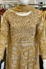 House Of Serene Maxi Dress Brown Beige HOS21-Designer dhaage