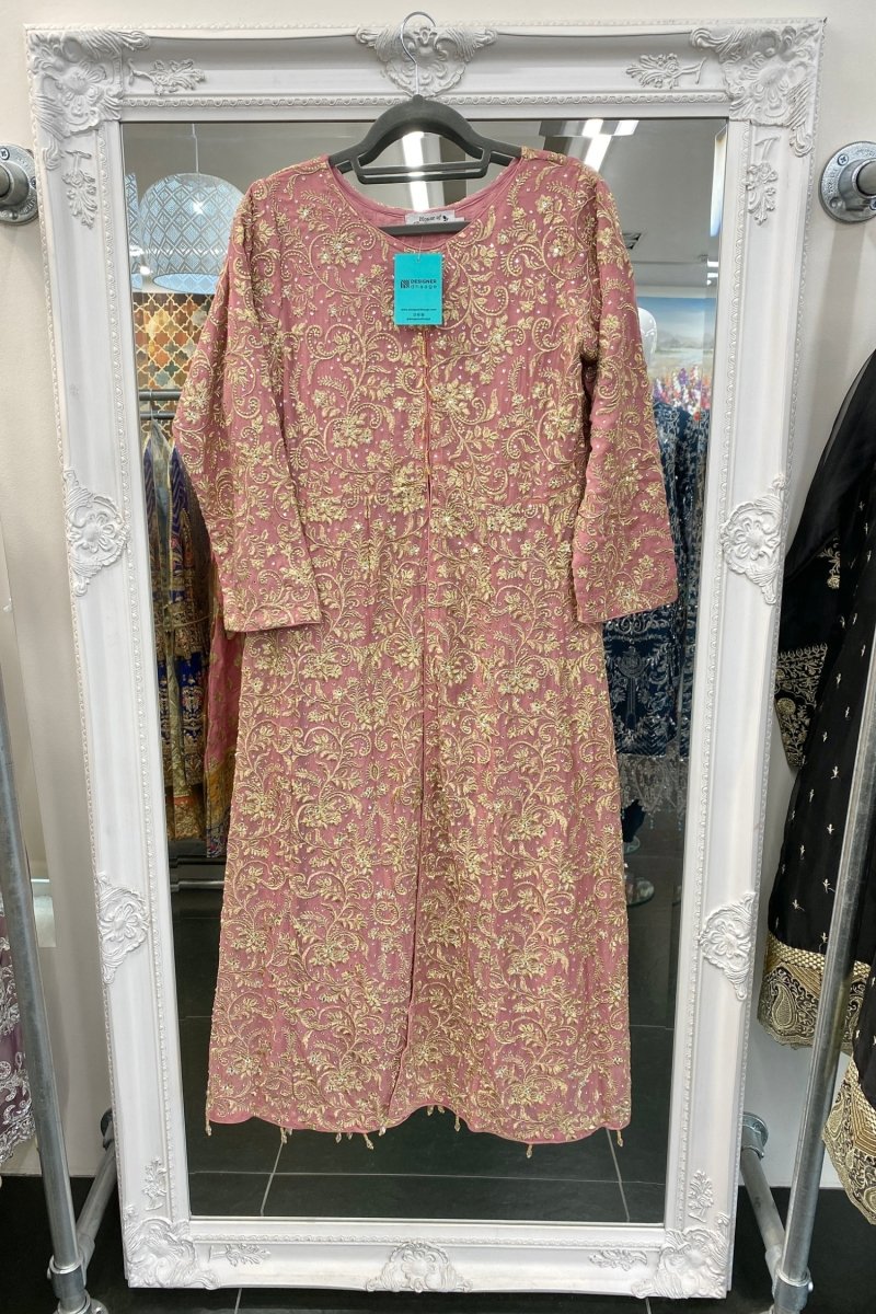 House Of Serene Pink Slit Maxi HOS24