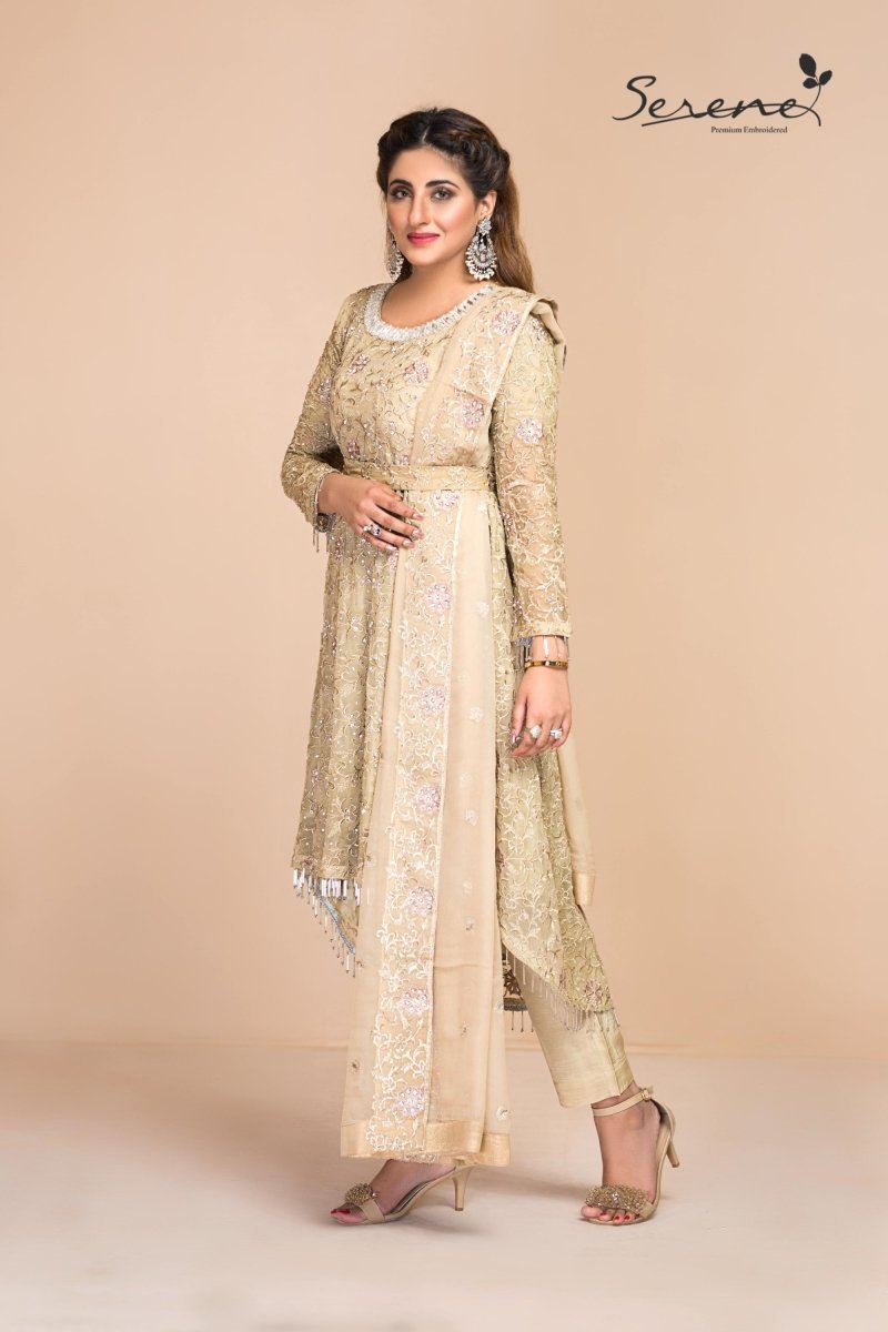 Imrozia Chiffon Tail Dress IMR35