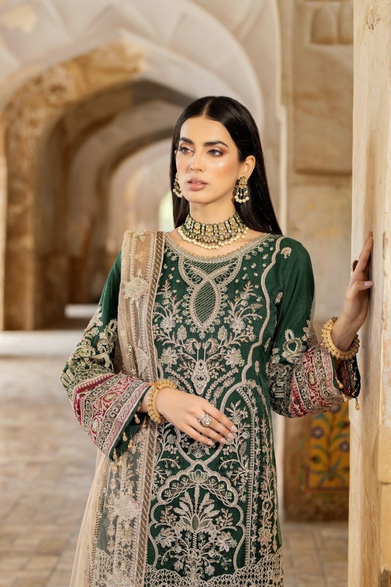Imrozia Festive Net Formal Wafa IMR156-Designer dhaage