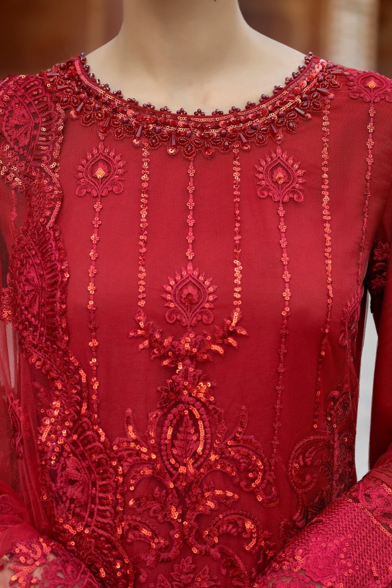 Imrozia Festive Net Formal Zeina IMR151-Designer dhaage