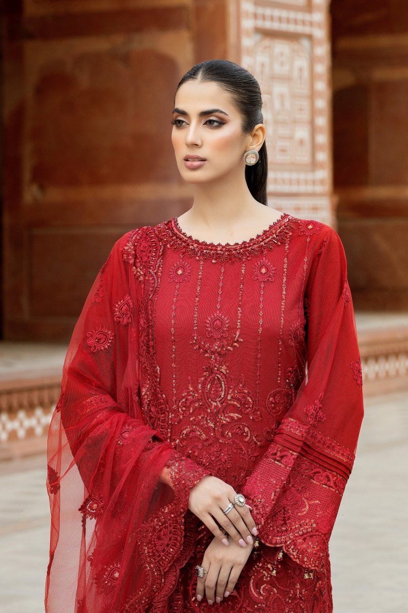Imrozia Festive Net Formal Zeina IMR151-Designer dhaage