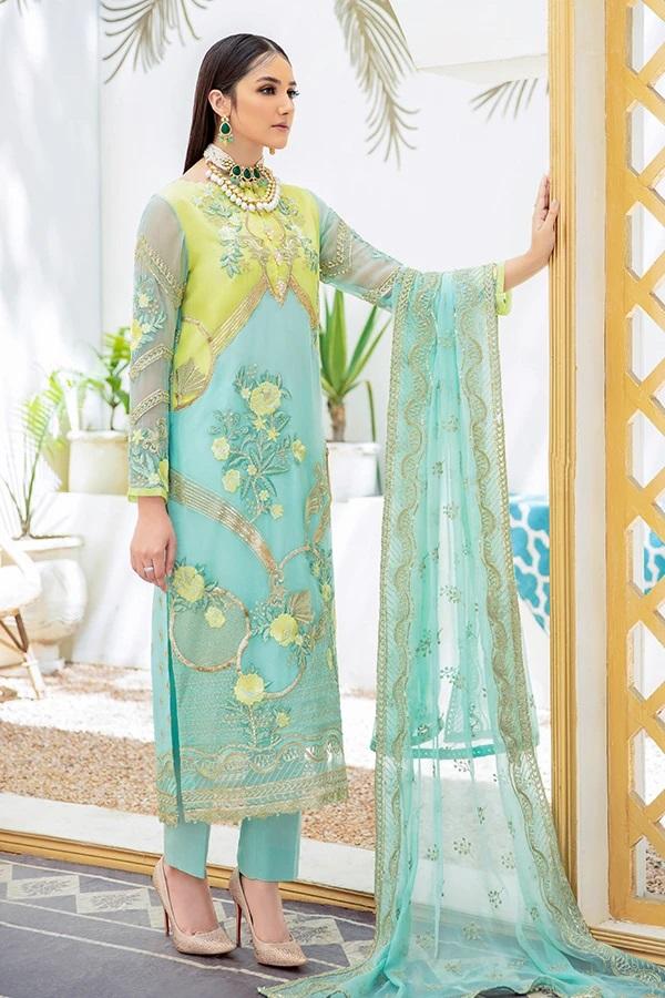 Imrozia Laroza Folksy Gleam L-217-Designer dhaage