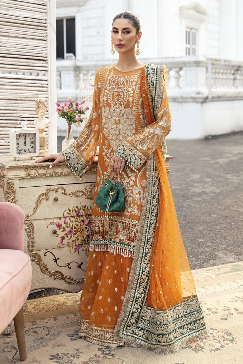 Imrozia Serene Maia S-1074 Lumene Wedding Wear Sharara IMR161-Designer dhaage