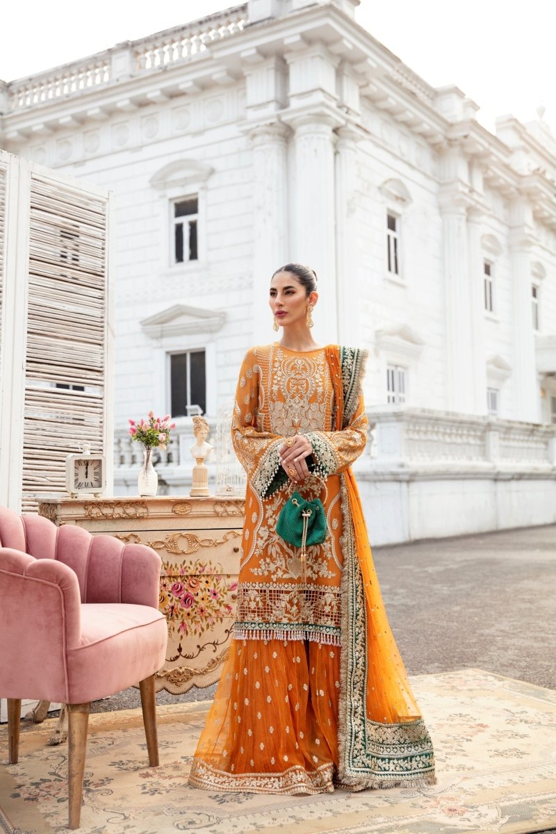 Imrozia Serene Maia S-1074 Lumene Wedding Wear Sharara IMR161-Designer dhaage