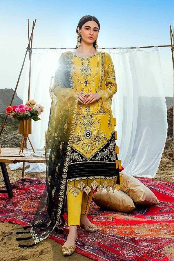 Imrozia Unse Baharaan Luxury Lawn Zukhruf SL-11