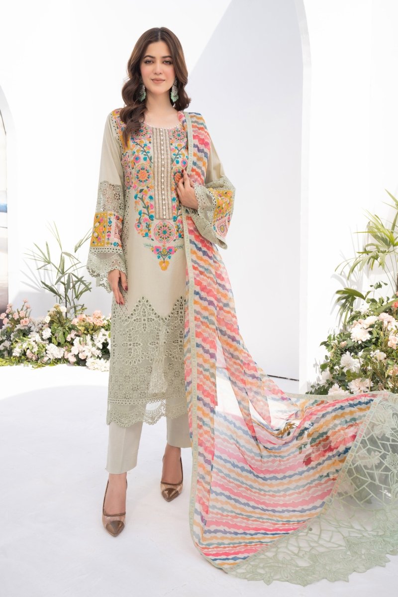 Karma Embroidered Pakistani Eid Suit KAR64-Designer dhaage
