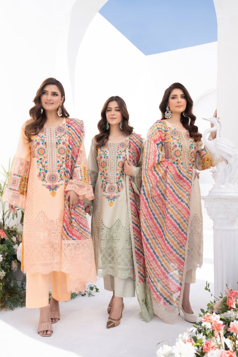Karma Embroidered Pakistani Eid Suit KAR64-Designer dhaage