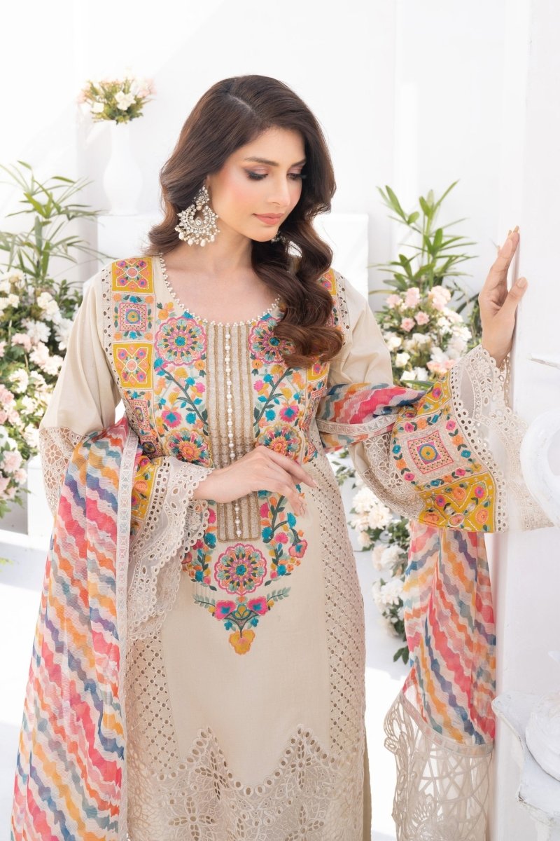 Karma Embroidered Pakistani Eid Suit KAR65-Designer dhaage