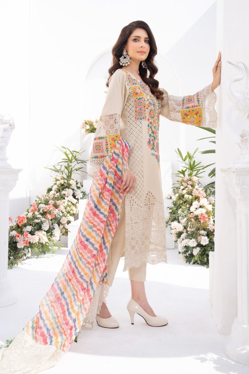 Karma Embroidered Pakistani Eid Suit KAR65-Designer dhaage