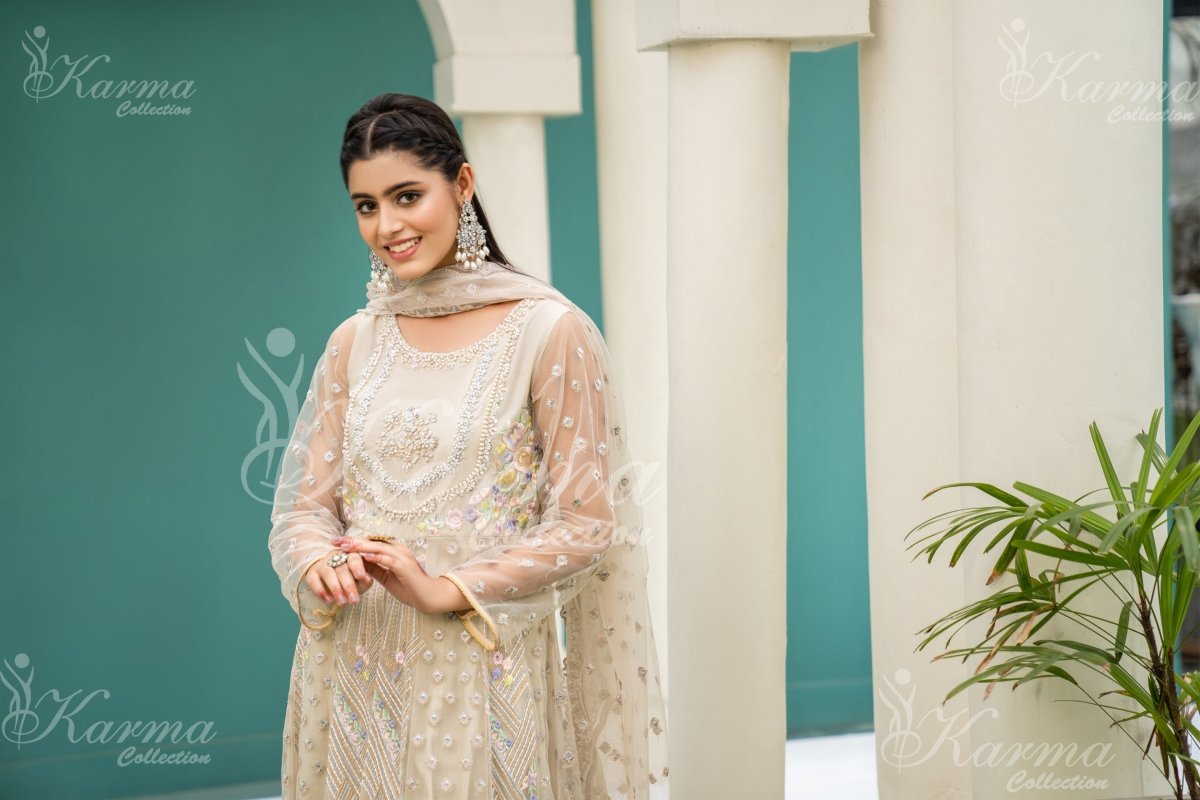 Karma Embroidered Maxi Dress KAR15