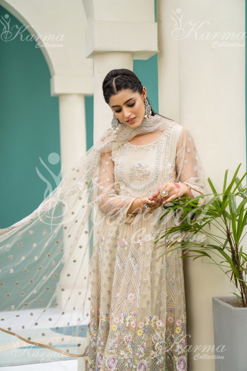 Karma Embroidered Maxi Dress KAR15