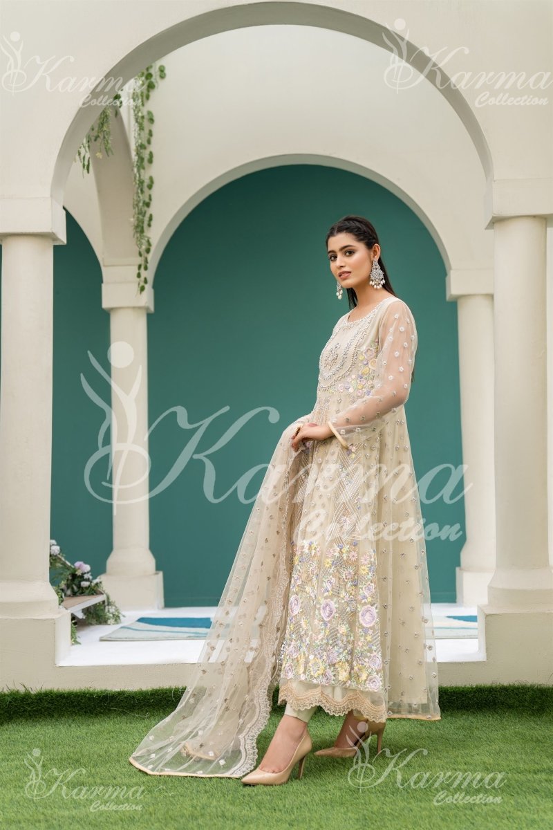 Karma Embroidered Maxi Dress KAR15
