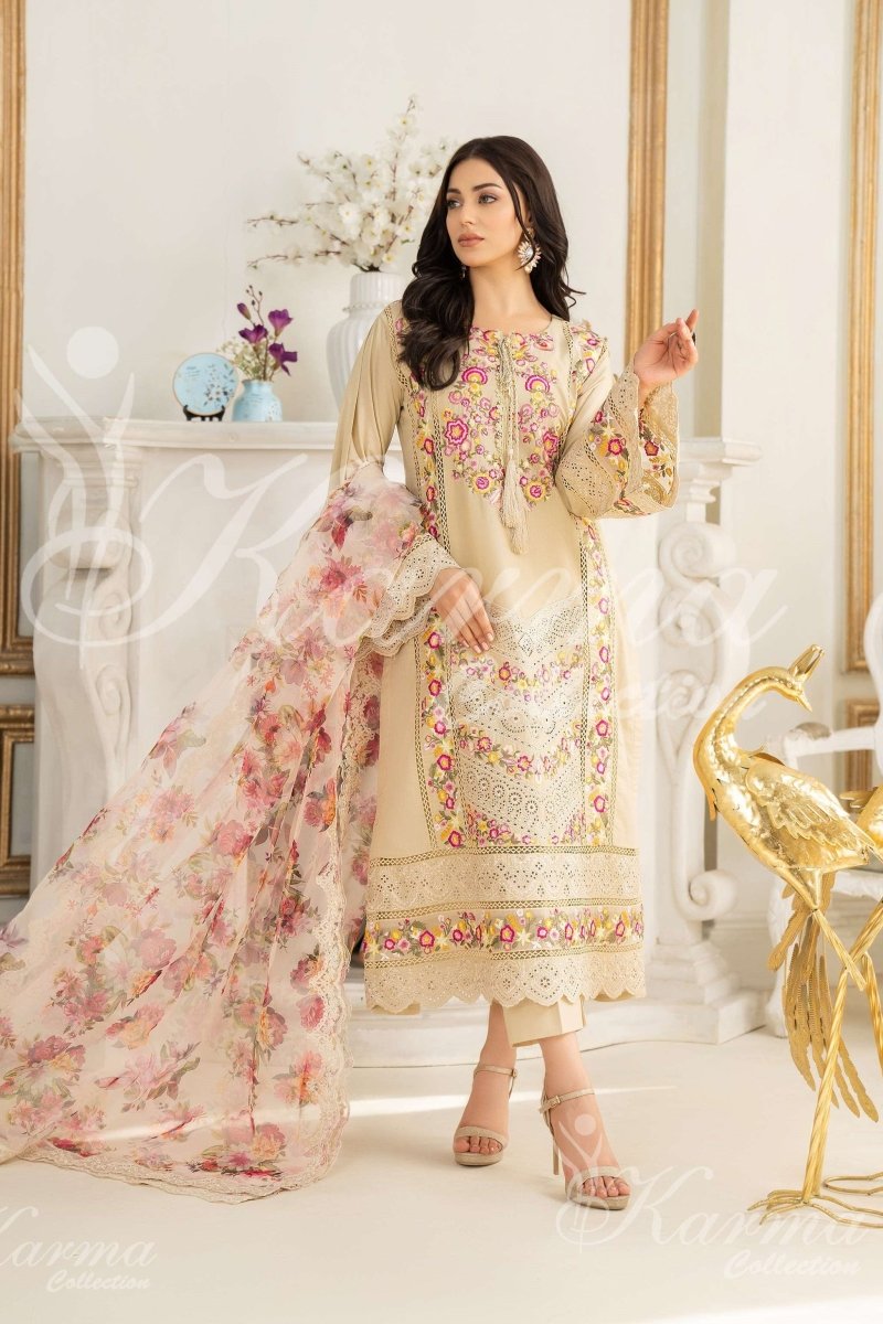 Karma Festive Embroidered Suit KAR43