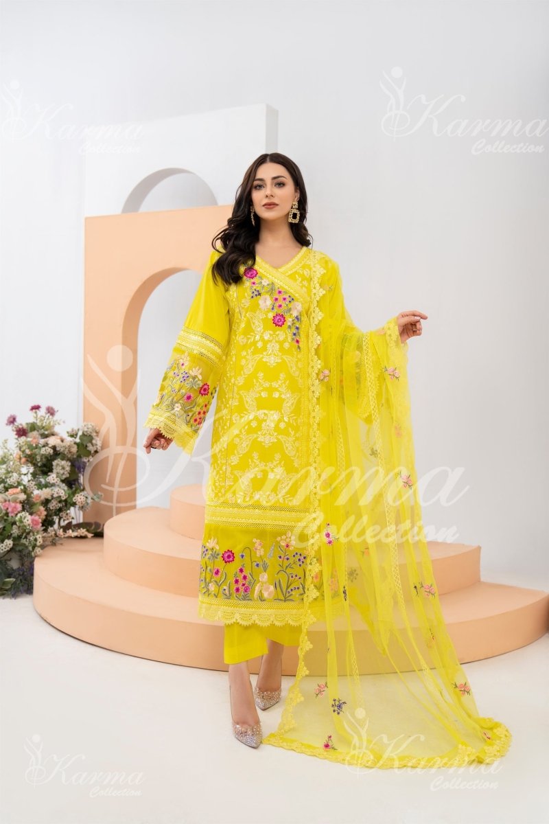 Karma Festive Embroidered Suit KAR50